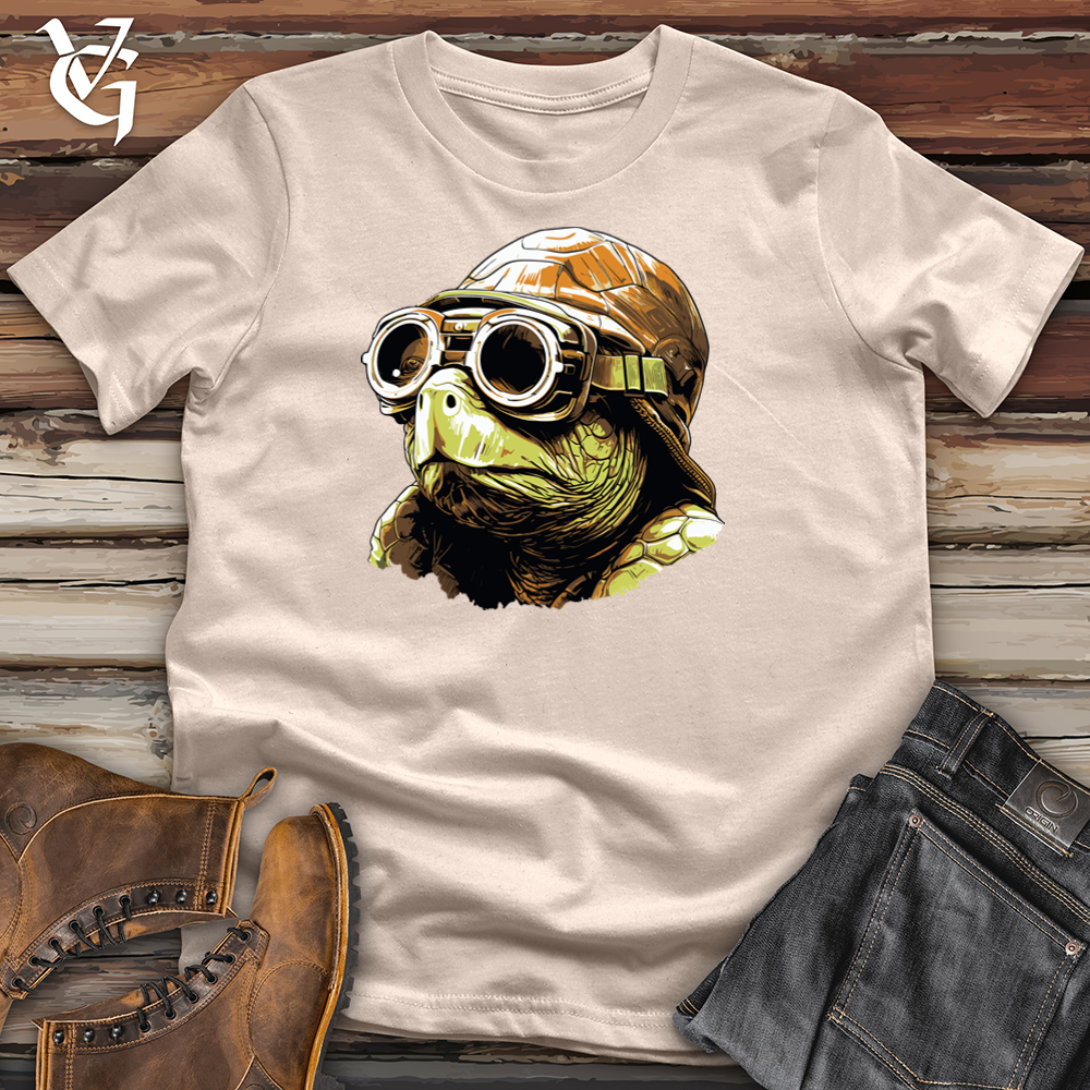 Viking Goods Aviator Shell Style Cotton Tee Tan / L