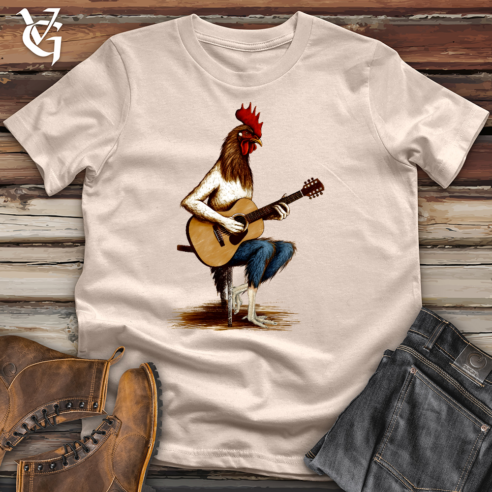Viking Goods Chicken Guitarist Cotton Tee Tan / L