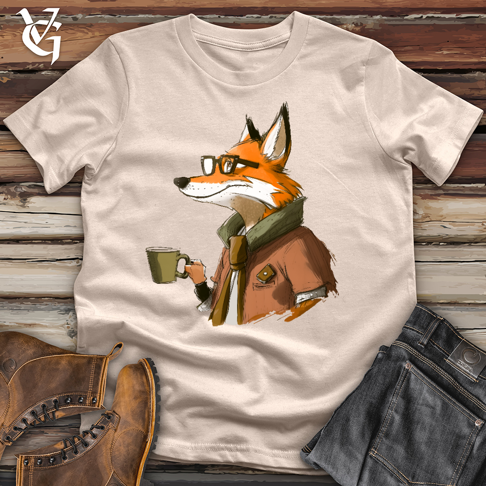 Viking Goods Corporate Fox Cotton Tee Tan / L