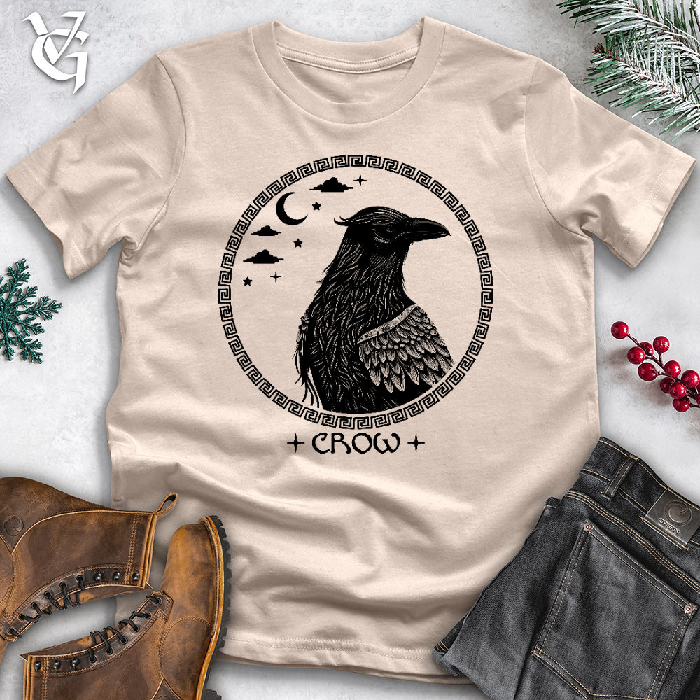 Viking Goods Cosmic Crow Cotton Tee Tan / L