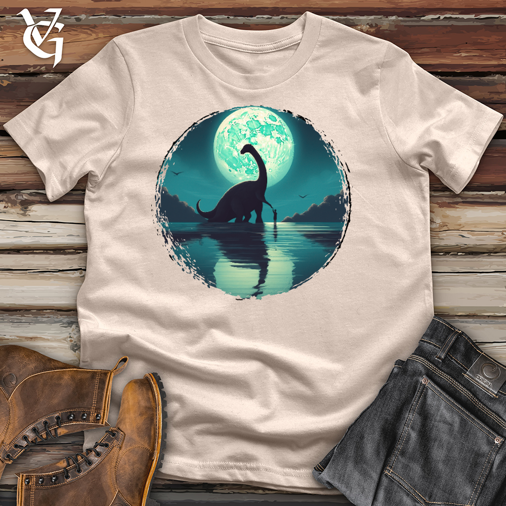 Viking Goods Dino Under The Moon Cotton Tee Tan / L