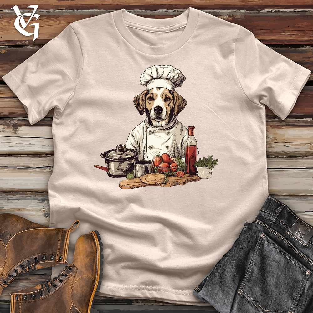 Viking Goods Doggy Chef Cotton Tee Tan / L