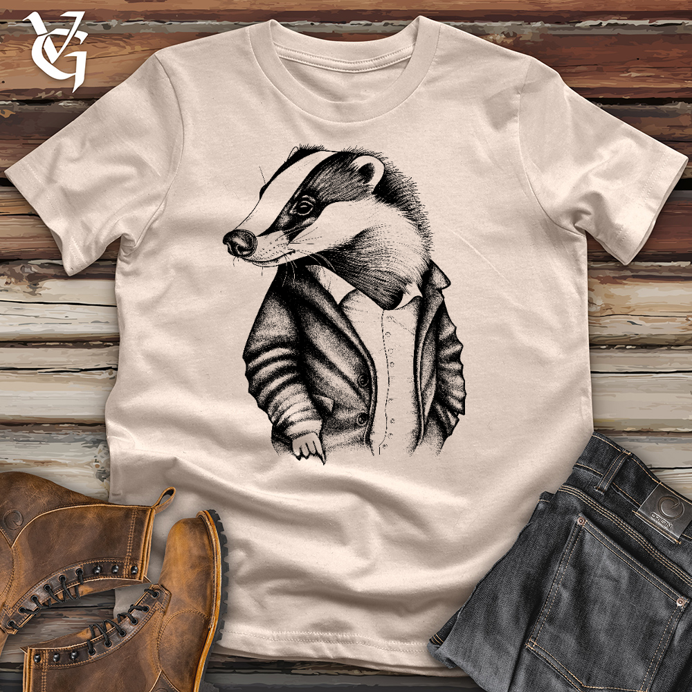 Viking Goods Dr. Badger Cotton Tee Tan / L