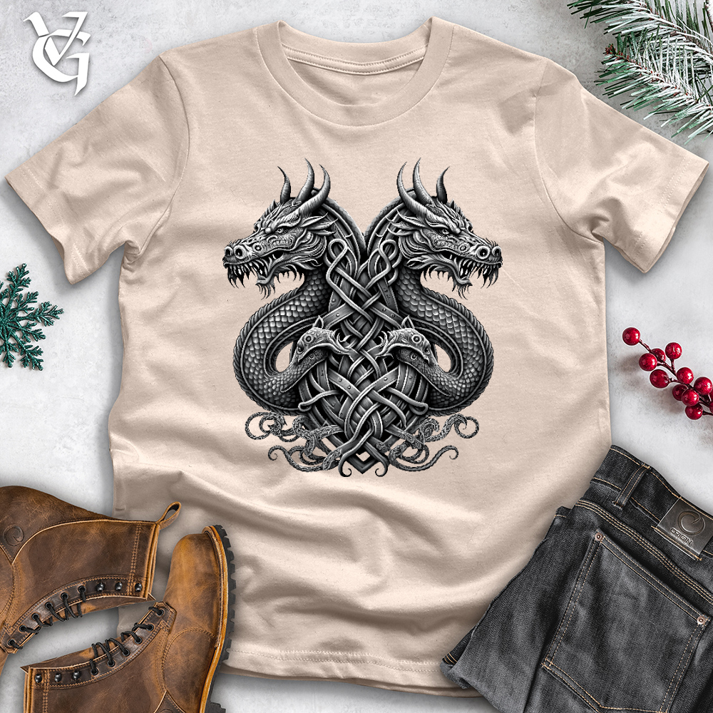 Viking Goods Dreki Emblem Cotton Tee Tan / L