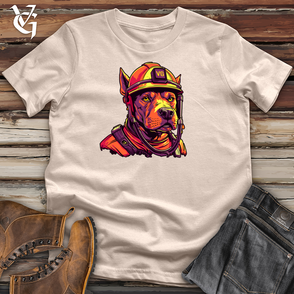 Viking Goods Firefighter Hero Hound Cotton Tee Tan / L