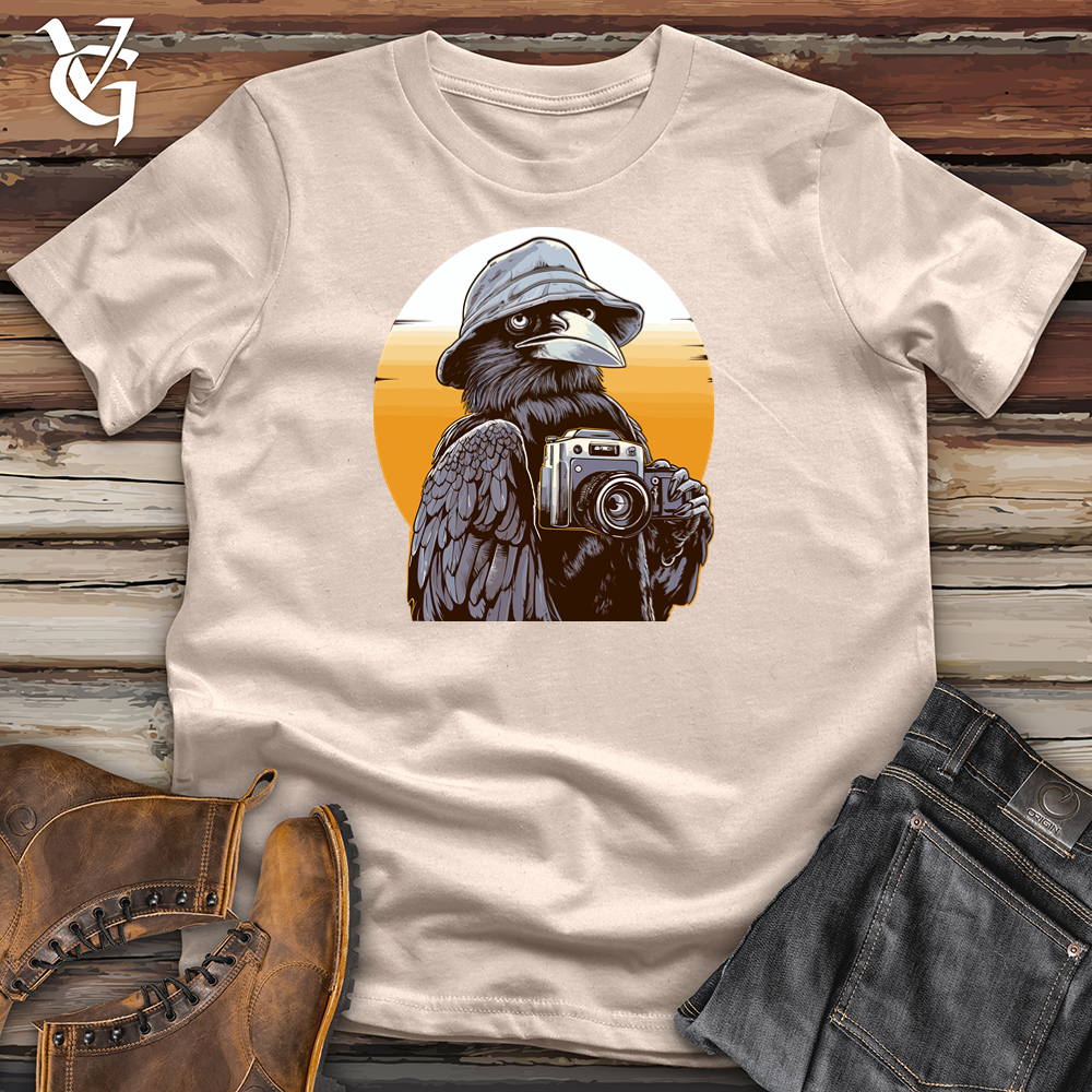 Viking Goods Flying Shutter Raven Cotton Tee Tan / L