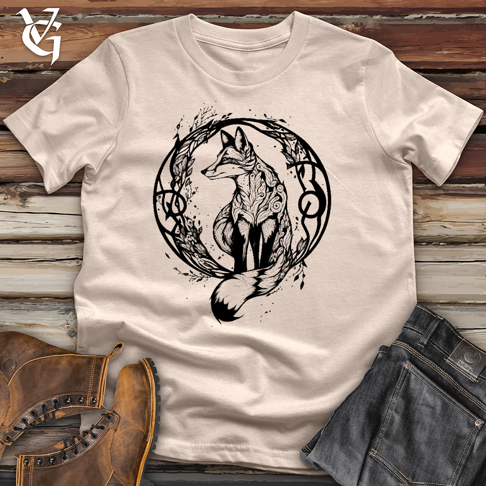 Viking Goods Fox Tattoo Cotton Tee Tan / L