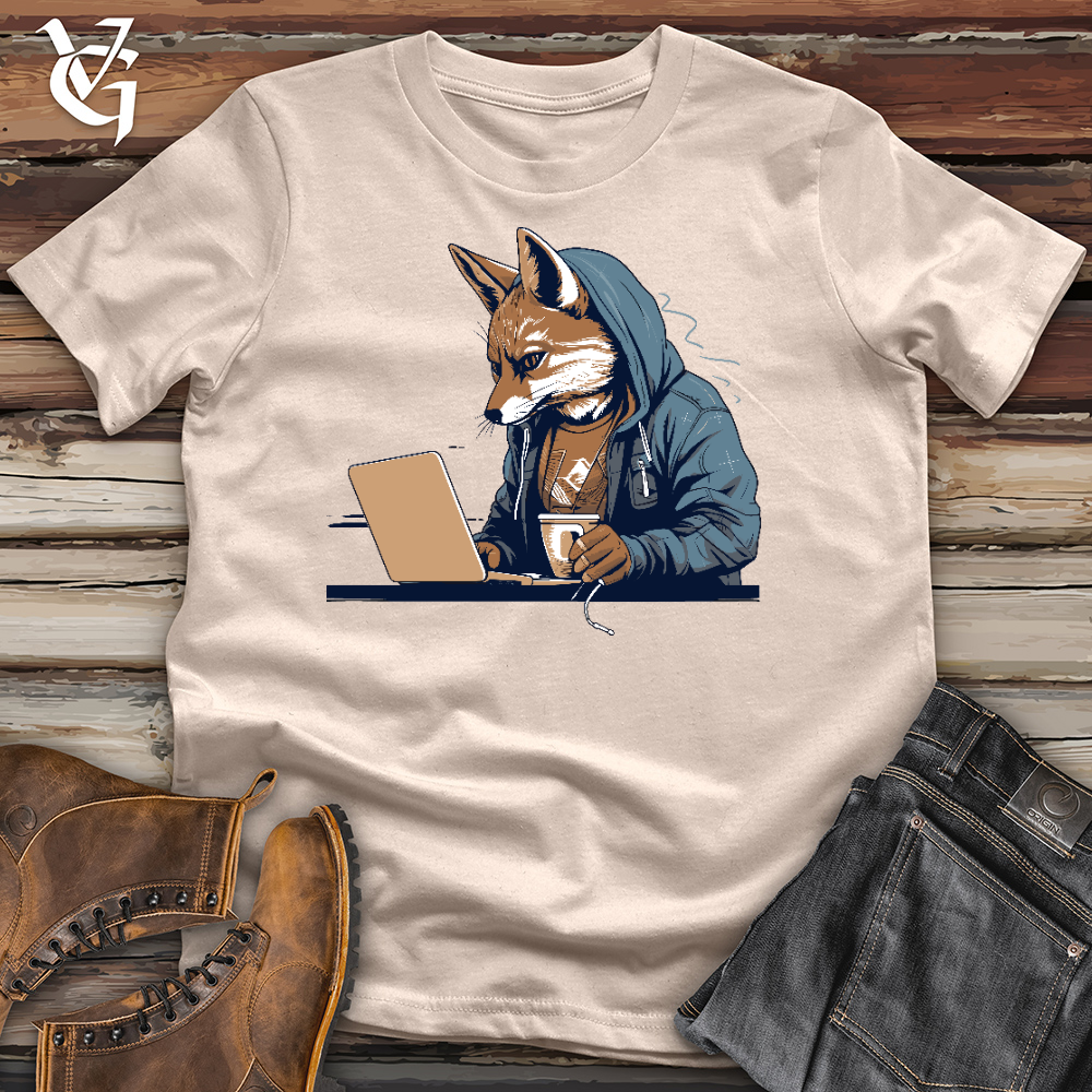 Viking Goods Foxy Tech Sip Cotton Tee Tan / L