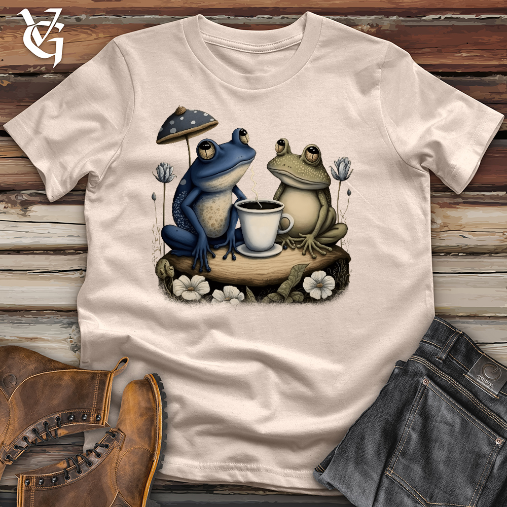 Viking Goods Frog Friends Cotton Tee Tan / L