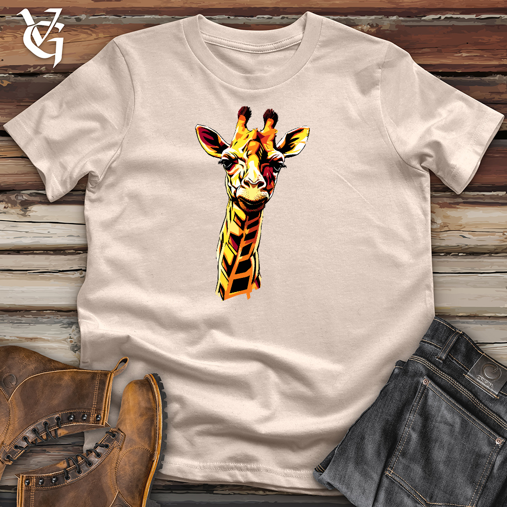 Viking Goods Grooving Giraffe Cotton Tee Tan / L