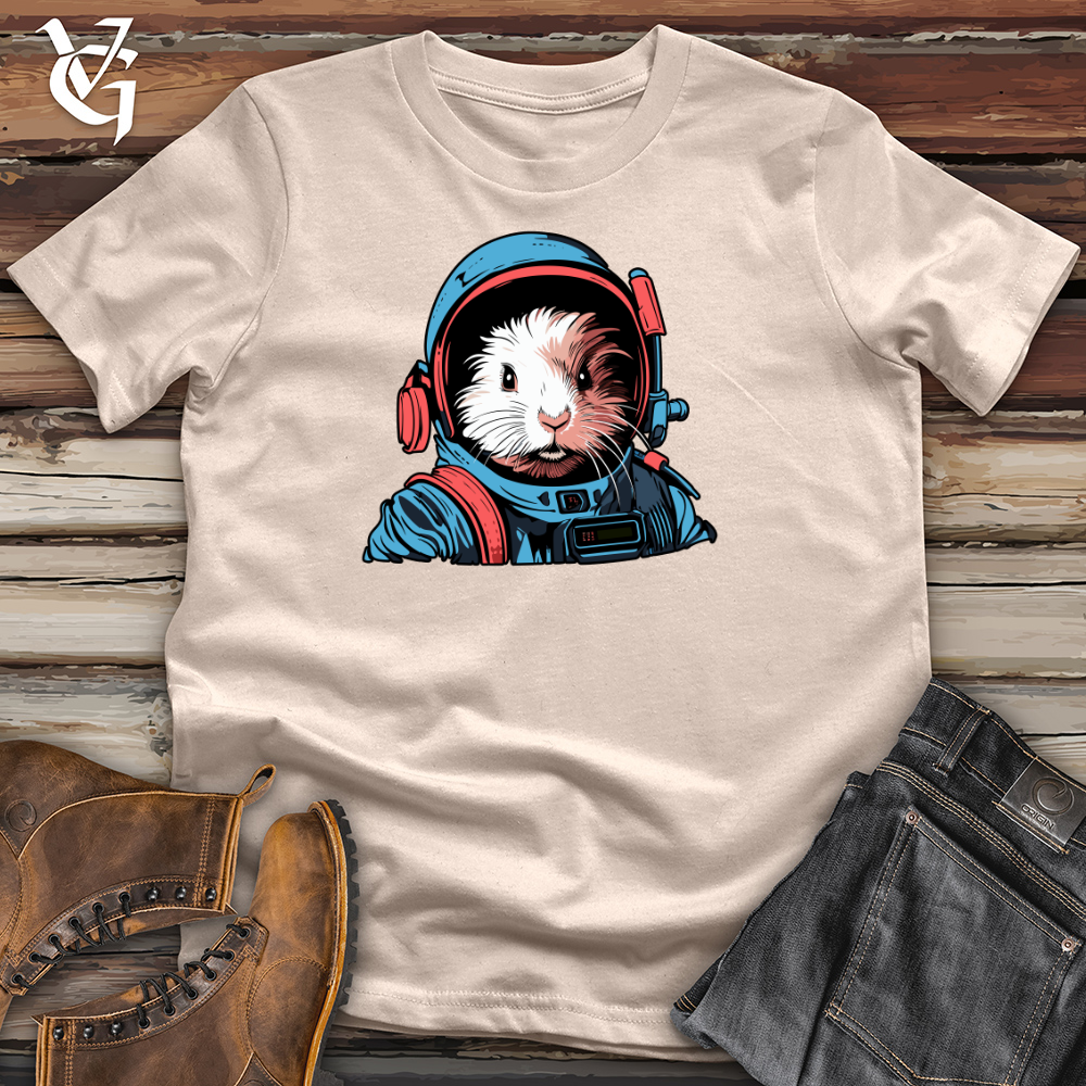 Viking Goods Guinea Pig Astronaut Cotton Tee Tan / L