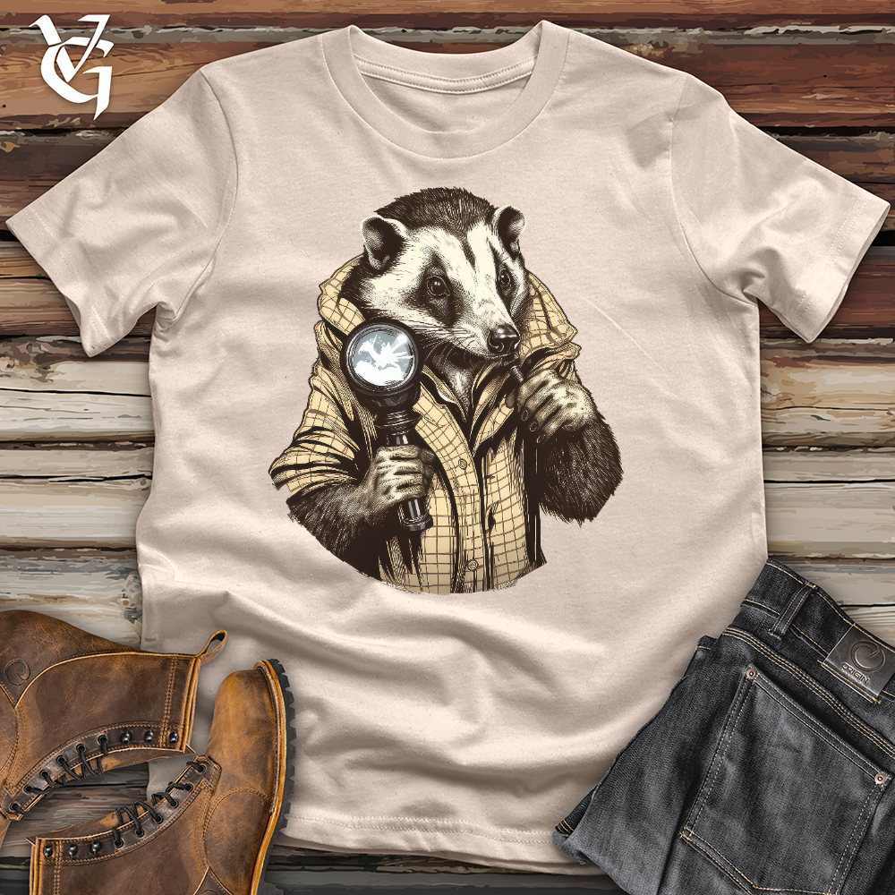 Viking Goods Inspector Badger Cotton Tee Tan / L