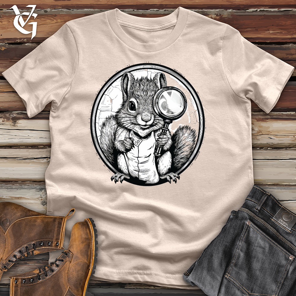 Viking Goods Inspector Squirrel Cotton Tee Tan / L