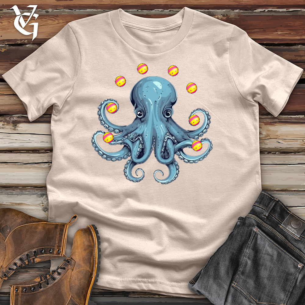 Viking Goods Juggling Octopus Cotton Tee Tan / L