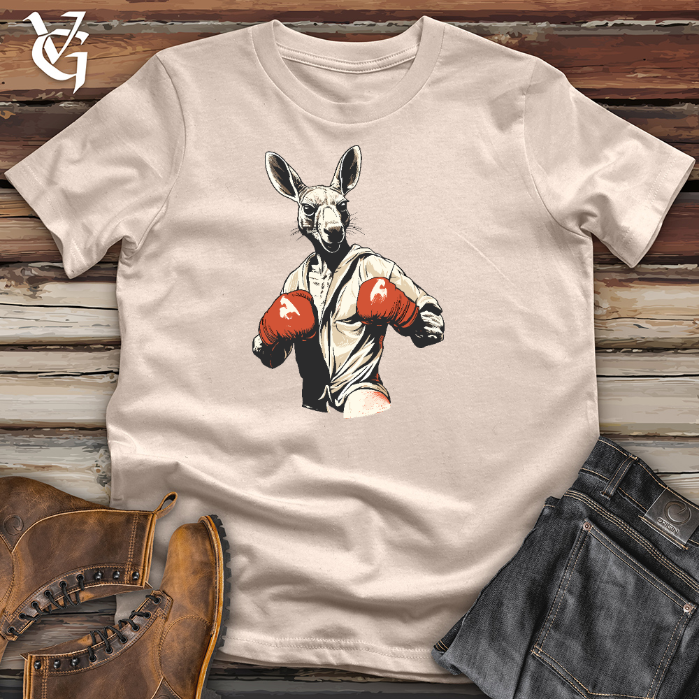 Viking Goods Kangaroo Knockout Cotton Tee Tan / L