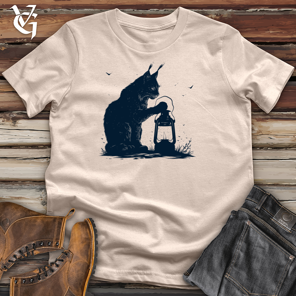 Viking Goods Lynx Lantern Guardian Cotton Tee Tan / L