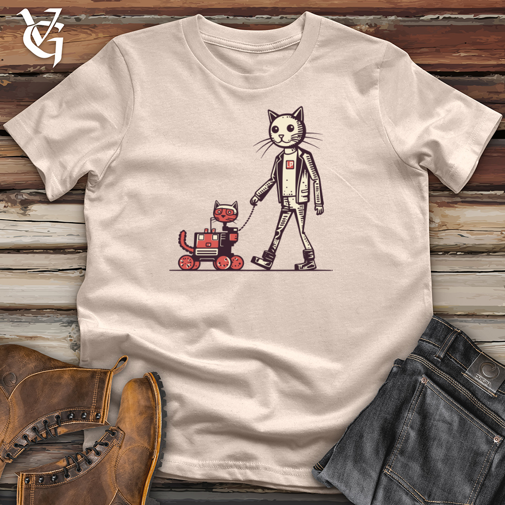 Viking Goods Mechatronic Meow Cotton Tee Tan / L