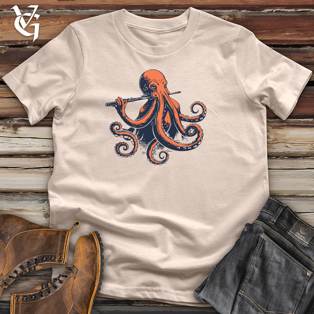 Viking Goods Melodic Tentacles Cotton Tee Tan / L