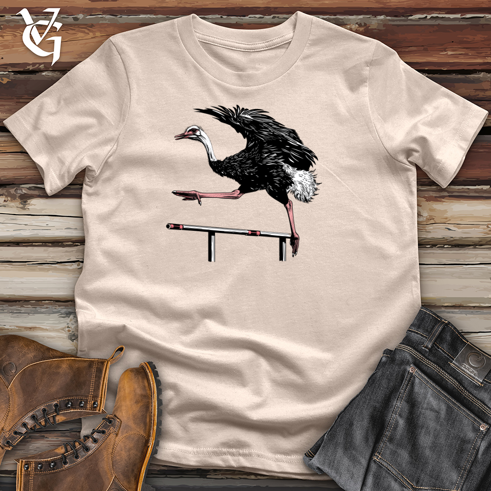 Viking Goods Ostrich Hurdle Sprint Cotton Tee Tan / L