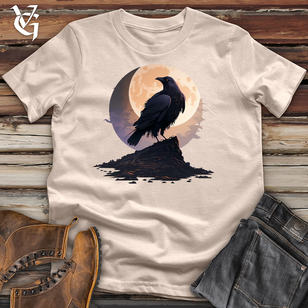 Viking Goods Raven Moon Kisses Cotton Tee Tan / L