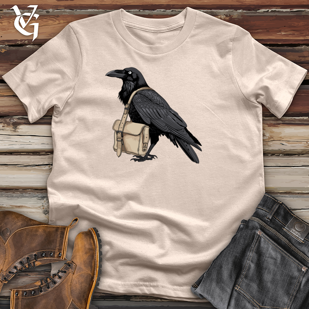 Viking Goods Raven Postal Carrier Cotton Tee Tan / L