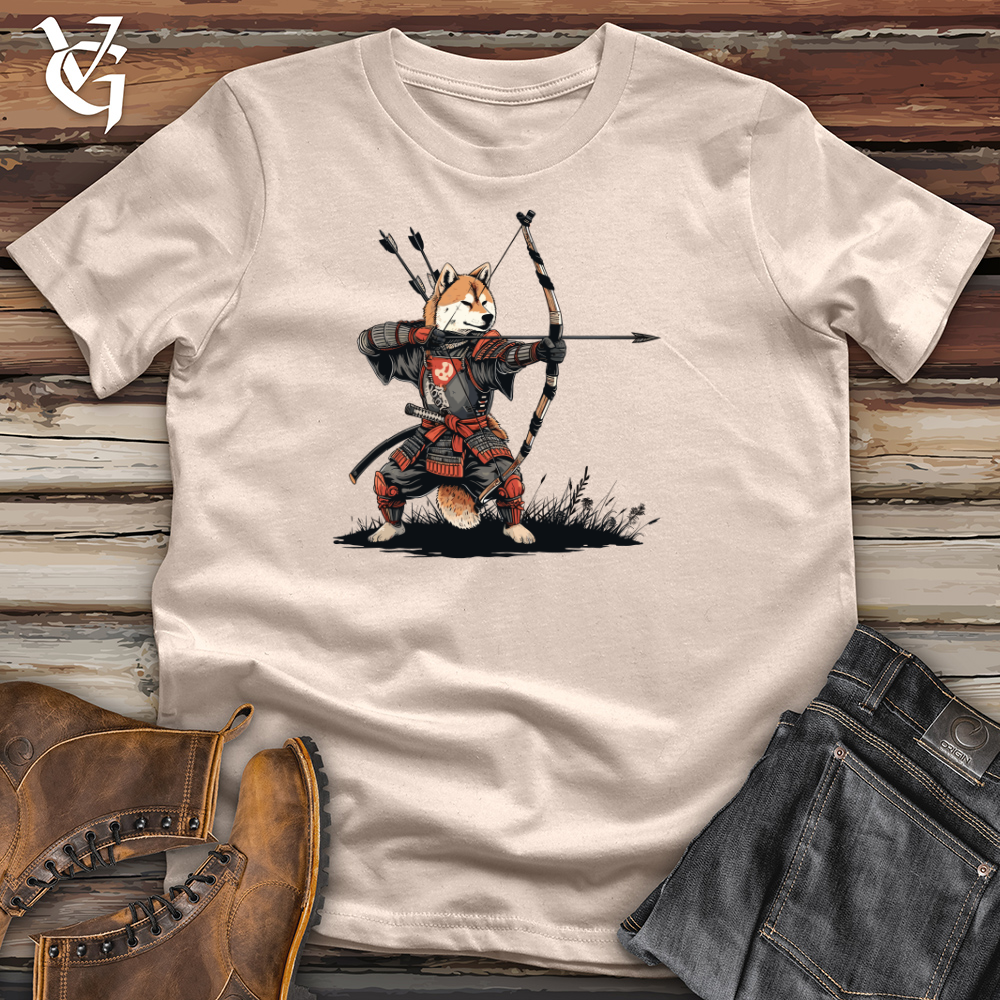 Viking Goods Shiba Inu Samurai Cotton Tee Tan / L