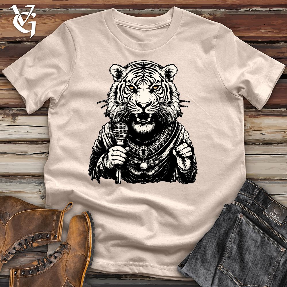 Viking Goods Tiger Lead Singer Cotton Tee Tan / L
