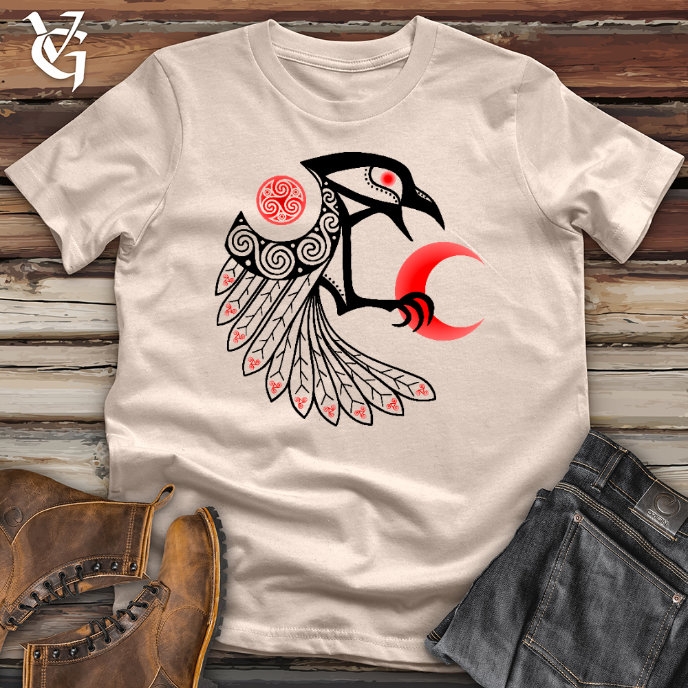 Viking Goods Triskele & The Red Moon B Cotton Tee Tan / L