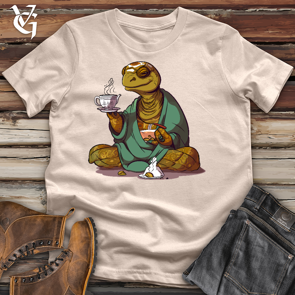 Viking Goods Turtle Tea Time Cotton Tee Tan / L