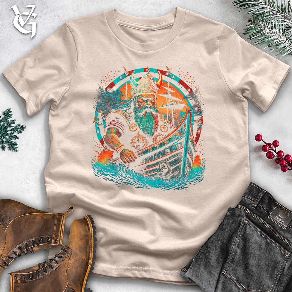 Viking Goods Viking Ship Cotton Tee Tan / L