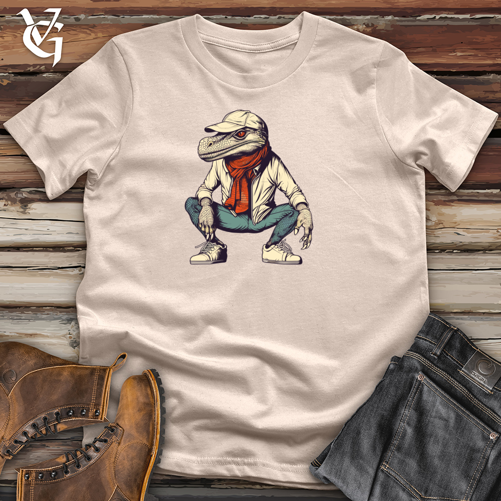 Viking Goods Vintage Sneaker Frill Cotton Tee Tan / L