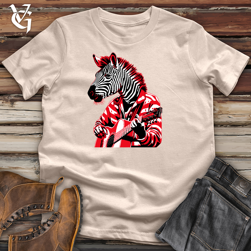 Viking Goods Zebra Rockstar Cotton Tee Tan / L