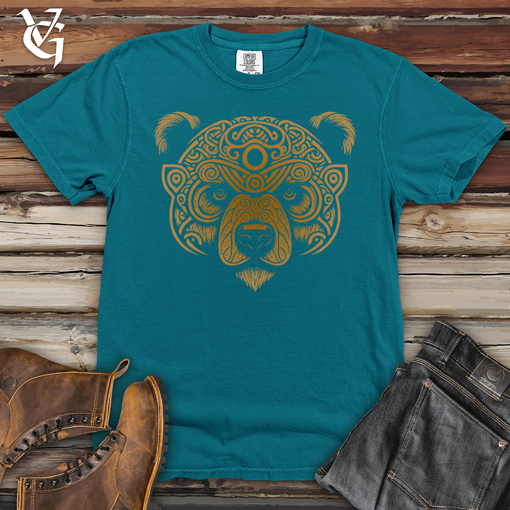 Viking Goods Golden Cub Heavy Cotton Comfort Colors Tee Topaz Blue / L