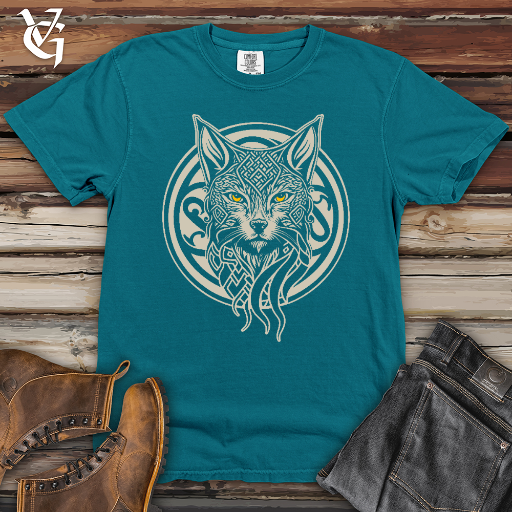 Viking Goods Lynx Heavy Cotton Comfort Colors Tee Topaz Blue / L