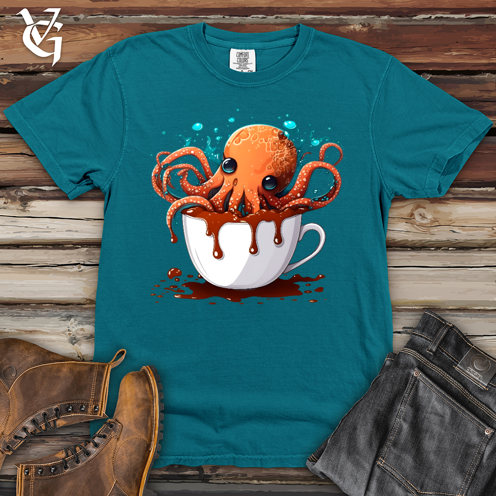 Viking Goods Octosplash Heavy Cotton Comfort Colors Tee Topaz Blue / L