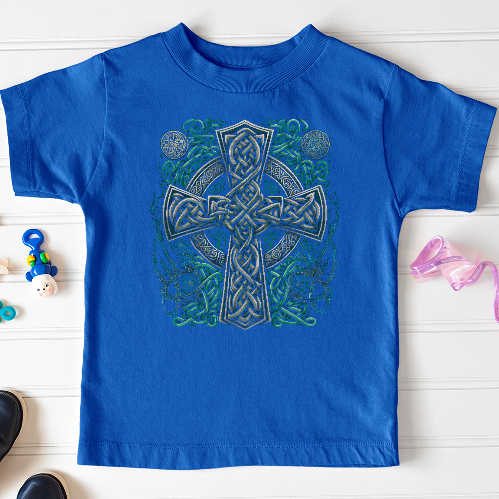 Viking Goods Celtic Crosses Toddler Tee True Royal / 2T