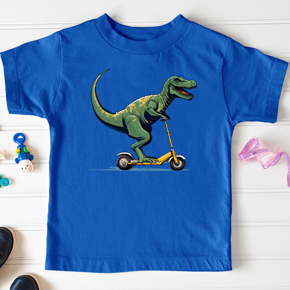 Viking Goods Dino Scoot Toddler Tee True Royal / 2T