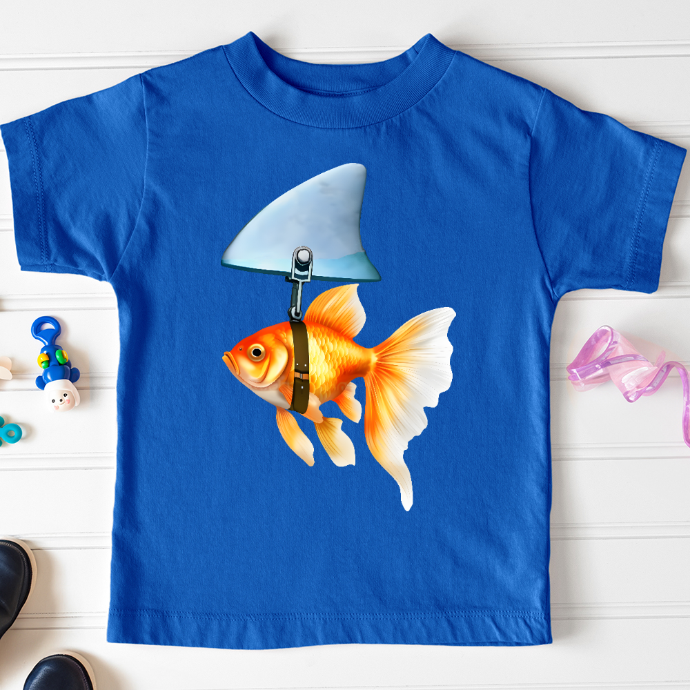 Viking Goods Goldfish Shark Fin Toddler Tee True Royal / 2T