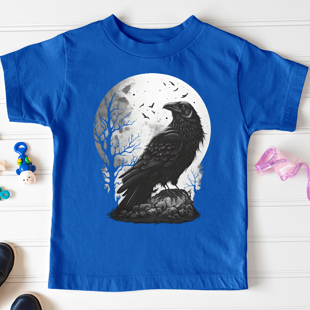 Viking Goods Midnight Raven Perch Toddler Tee True Royal / 2T