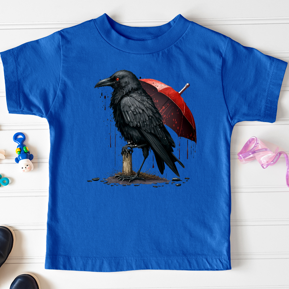 Viking Goods Raven in the Rain Toddler Tee True Royal / 2T