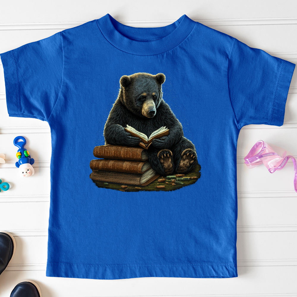 Viking Goods Studious Bear Toddler Tee True Royal / 2T