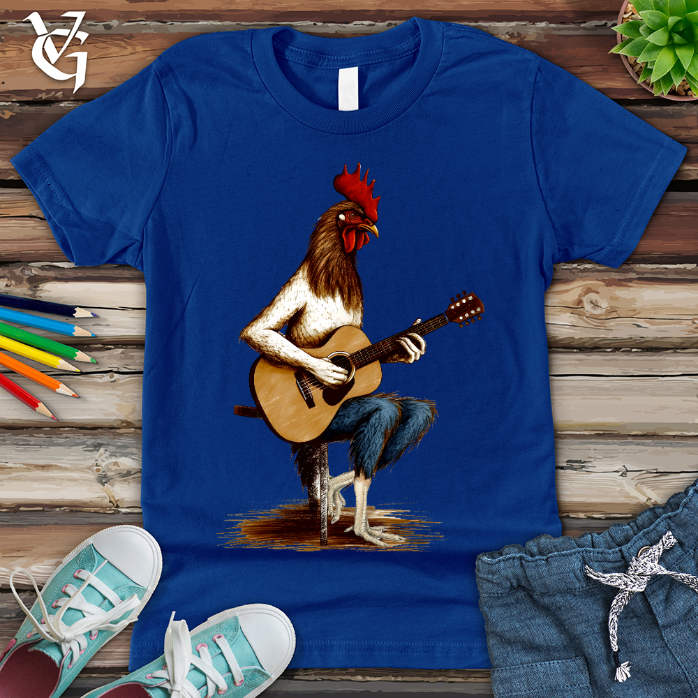 Viking Goods Chicken Guitarist Youth Tee True Royal / L