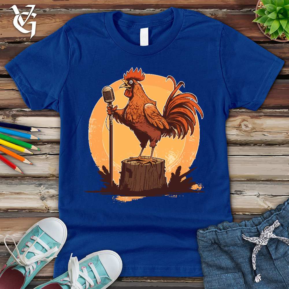 Viking Goods Chicken Rockstar Youth Tee True Royal / L