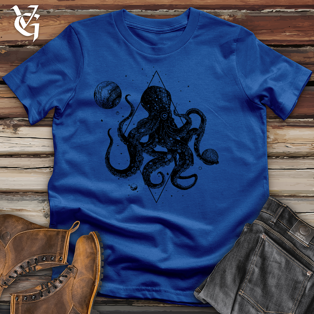 Viking Goods Cosmic Octopus Cotton Tee True Royal / L