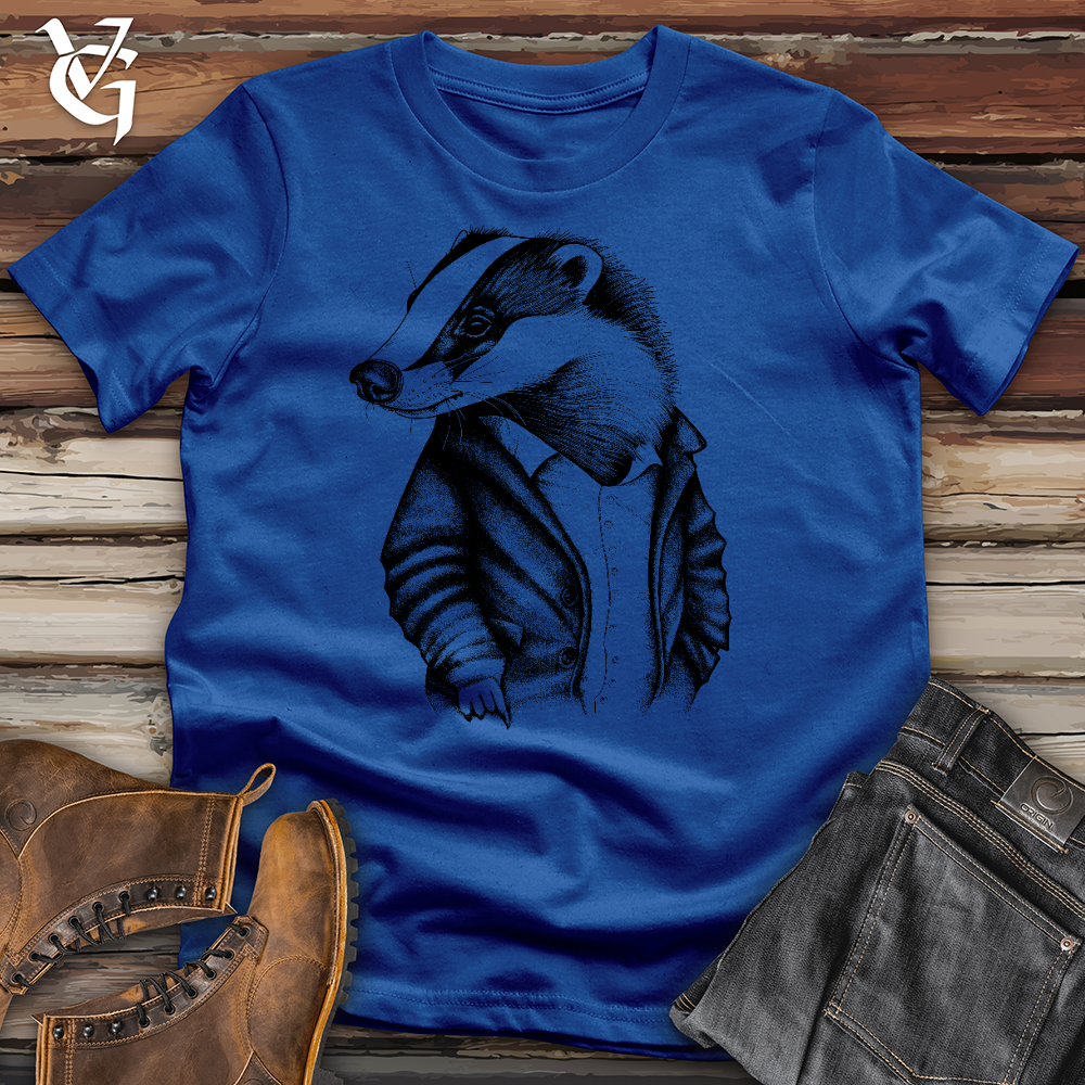 Viking Goods Dr. Badger Cotton Tee True Royal / L