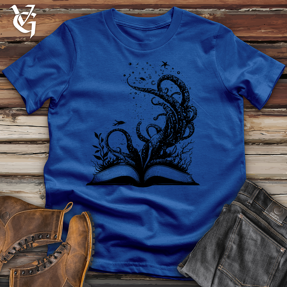Viking Goods Octopus Book Cotton Tee True Royal / L