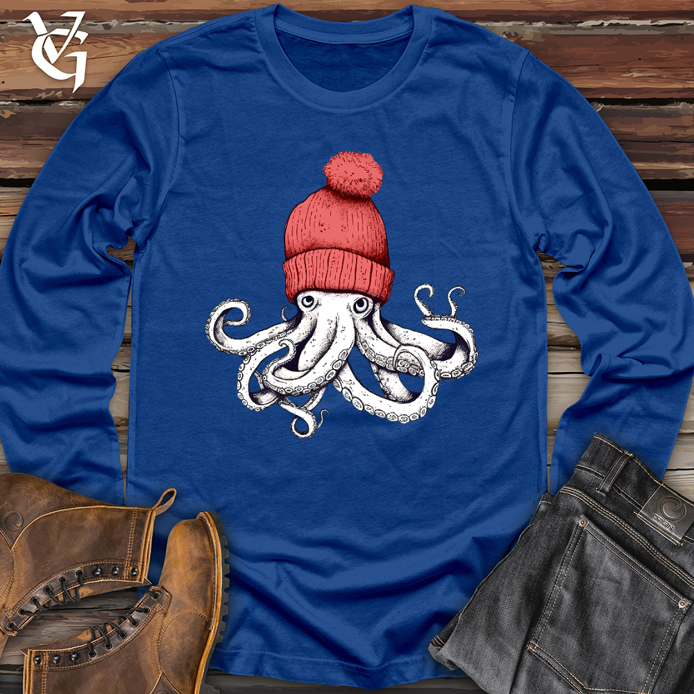Viking Goods Octopus Chillin Long Sleeve True Royal / L
