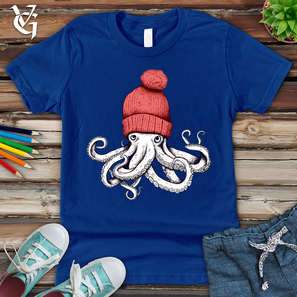 Viking Goods Octopus Chillin Youth Tee True Royal / L