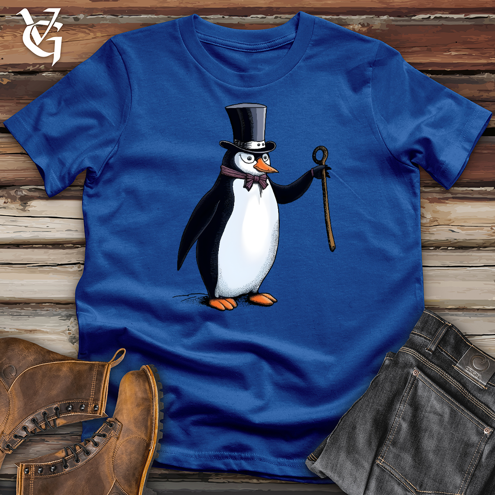 Viking Goods Professor Penguin Cotton Tee True Royal / L