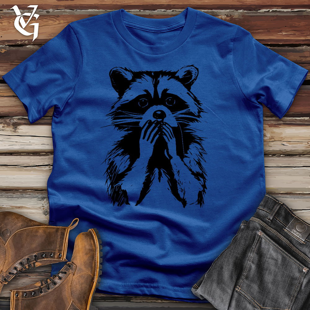 Viking Goods Raccoon Whoops Cotton Tee True Royal / L